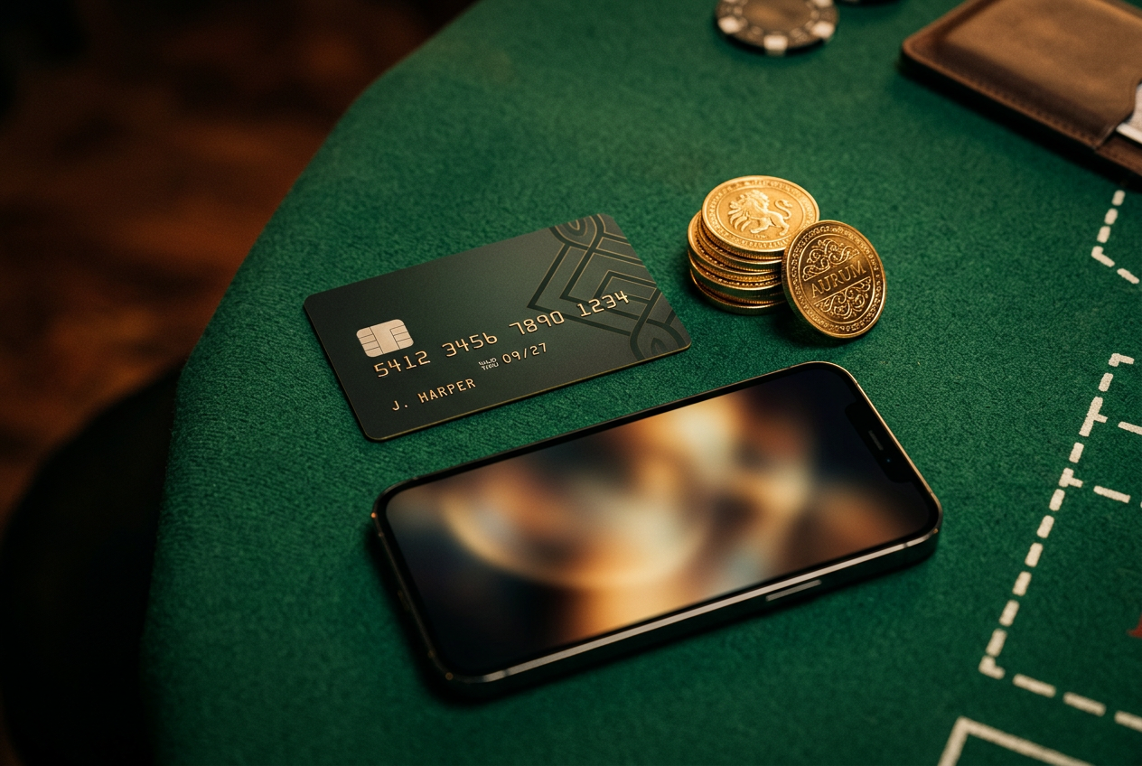 Smartphon a platební karta jako symbol moderních transakcí
